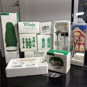 Department 56 Village accessories bundle